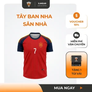 áo đấu sân nhà Tây Ban Nha